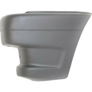 1987-1989 Mazda B2600 Front Bumper End LH, Primed, w/o Molding Holes, 2WD.