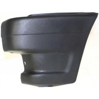 1990-1993 Mazda B2600 Front Bumper End LH, Primed, w/o Molding Holes, 2WD.