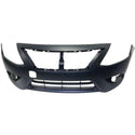2015-2016 Nissan Versa Front Bumper Cover, Primed, w/o Chrome Insert-CAPA.