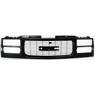 1994-2002 GMC Pickup Grille, Painted-Black - Classic 2 Current Fabrication