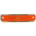 1975-1980 Chevy C30 Front Side Marker Lamp RH=LH, With Chrome Trim.