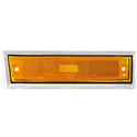 1981-1986 Chevy K30 Front Side Marker Lamp RH, Lens and Housing, w/Chrome Trim - Classic 2 Current Fabrication