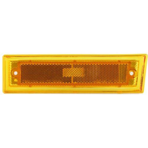 1981-1986 GMC K1500 Front Side Marker Lamp LH, Lens/Housing, w/o Chrome Trim.