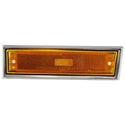 1981-1986 Chevy K10 Front Side Marker Lamp LH, Lens and Housing, w/Chrome Trim - Classic 2 Current Fabrication