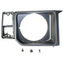 1985-1991 Mitsubishi Montero Headlight Door RH, Black.