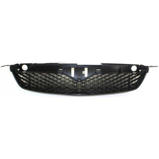 1999-2000 Mazda Protege Grille, Textured Black - Classic 2 Current Fabrication