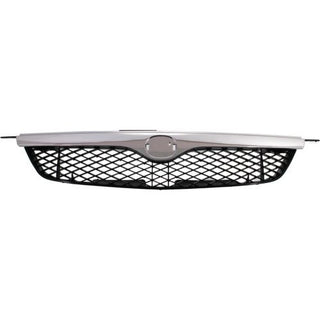 1999-2000 Mazda Protege Grille, Textured Black W/ Molding - Classic 2 Current Fabrication