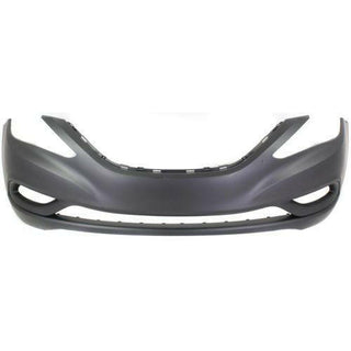 2011-2013 Hyundai Sonata Front Bumper Cover, Primed, Exc Hybrid-CAPA.