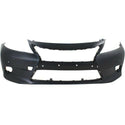 2013-2015 Lexus ES350 Front Bumper Cover, Primed, w/Parking Sensors-Capa.