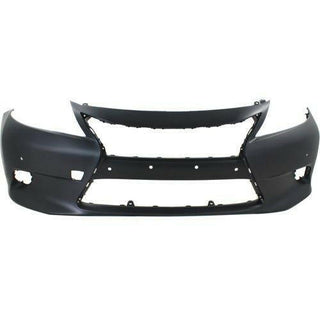2013-2015 Lexus ES350 Front Bumper Cover, Primed, w/Parking Sensors-Capa.
