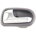 1995-2003 Mazda Protege Front Door Handle LH, Inside, Chrome + Gray.