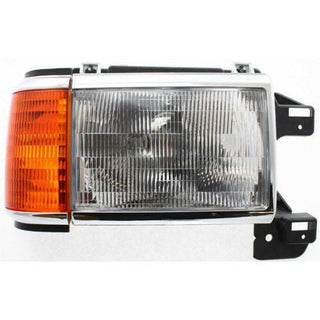 1987-1991 Ford Pickup Head Light RH, Assembly, With Side Marker Lamp.