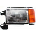 1987-1991 Ford Pickup Head Light LH, Assembly, With Side Marker Lamp.