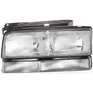 1991-1993 Buick Park Avenue Head Light LH, Assembly, With Black Trim.