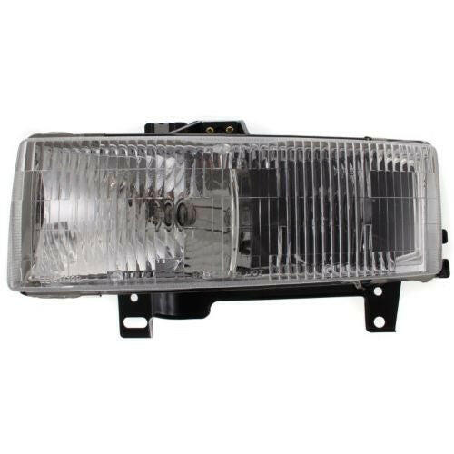 1996-2002 GMC Savana Head Light LH, Composite, Assembly, Halogen.