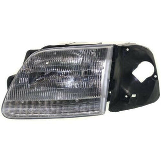 1997 Ford Pickup Head Light LH, Assembly, To 7-96.