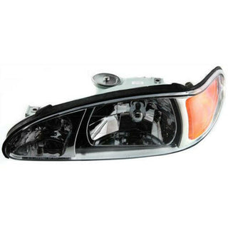 1997-2002 Ford Escort Head Light LH, Assembly, With Side Marker Lamp.