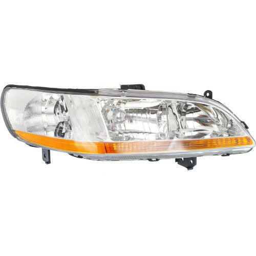 1998-2000 Honda Accord Head Light RH, Lens And Housing, Coupe/Sedan.
