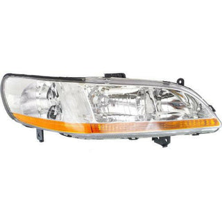 1998-2000 Honda Accord Head Light RH, Lens And Housing, Coupe/Sedan.