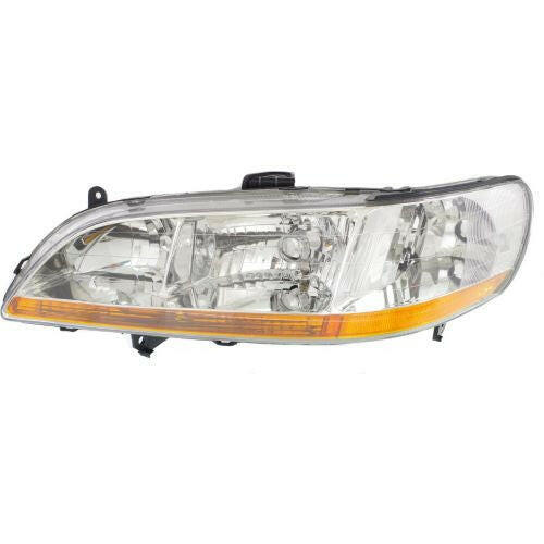 1998-2000 Honda Accord Head Light LH, Lens And Housing, Coupe/Sedan.