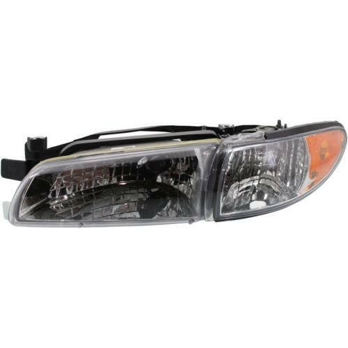 1997-2003 Pontiac Grand Prix Head Light LH, Assembly, With Corner Light.