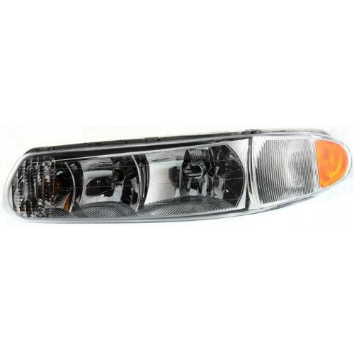1997-2005 Buick Century Head Light LH, Assembly, With Corner Light Bulb.