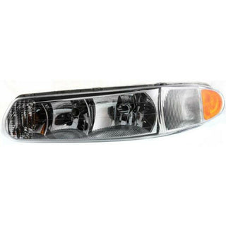 1997-2005 Buick Century Head Light LH, Assembly, With Corner Light Bulb.