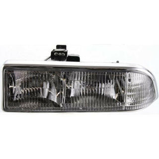 1998-2004 Chevy S-10 Pickup Head Light LH, Composite, Halogen-Capa.