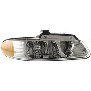 2000 Dodge Caravan Head Light RH, Assembly, Halogen, With Quad Lamps.