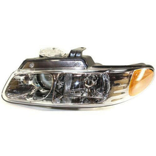 1998-1999 Chrysler Town & Country Head Light LH, Halogen, w/Quad.