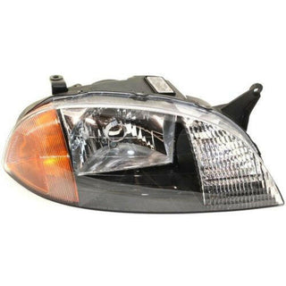 1998-2001 Geo Metro Head Light RH, Composite, Lens And Housing, Halogen.