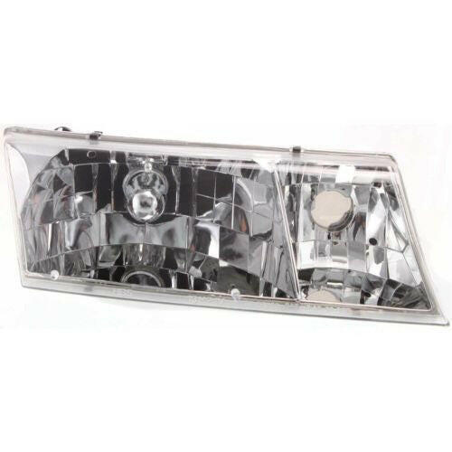 1998-2002 Mercury Grand Marquis Head Light RH, Lens And Housing - Capa.