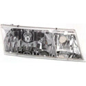 1998-2002 Mercury Grand Marquis Head Light RH, Lens And Housing - Capa.