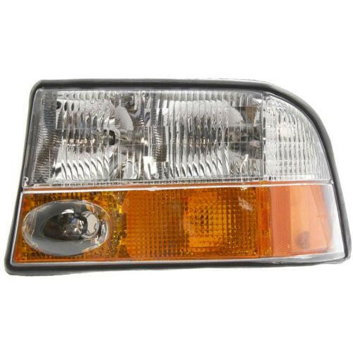 1998-2004 GMC Sonoma Head Light LH, Assembly, With Fog Lamps.