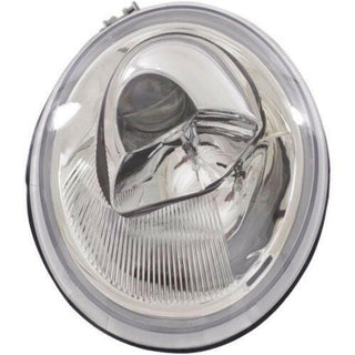 1998-2005 Volkswagen Beetle Head Light LH, Halogen, w/Out Turbo S.