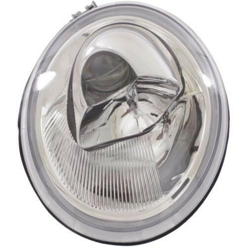 1998-2005 Volkswagen Beetle Head Light LH, Halogen, w/Out Turbo S.