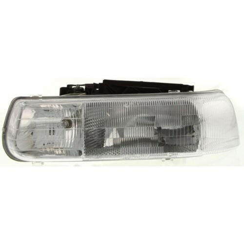 1999-2002 Chevy Silverado Head Light LH, Composite, Assembly, Halogen.
