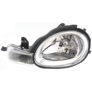 2000-2005 Dodge Neon Head Light LH, Assembly, Halogen, Chrome Interior - Classic 2 Current Fabrication