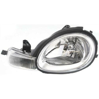 2000-2005 Dodge Neon Head Light LH, Assembly, Halogen, Chrome Interior.