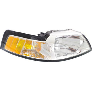 1999-2000 Ford Mustang Head Light RH, Assembly, Chrome Interior - Classic 2 Current Fabrication