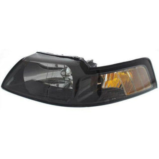 2001-2004 Ford Mustang Head Light LH, Assembly, Black Interior.