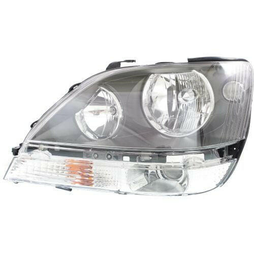 1999-2000 Lexus RX300 Head Light LH, Assembly, Halogen, Black Interior.