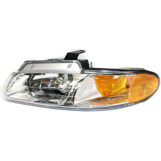 2000 Dodge Caravan Head Light LH, Halogen, w/Out Quad And Daytime.