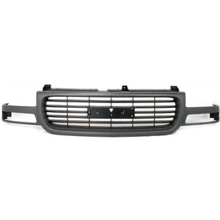 1999-2002 GMC Sierra Pickup Truck Grille, gray Shell/Black Insert - Classic 2 Current Fabrication