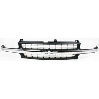 2000-2006 Chevy Tahoe Grille, Cross Bar Insert, Black - Classic 2 Current Fabrication