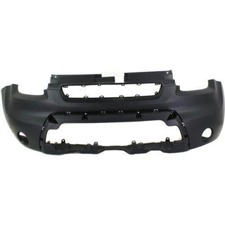 2010-2011 Kia Soul Front Bumper Cover, Center, Primed, 2-Piece, Type A.