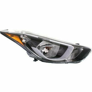 2014-2016 Hyundai Elantra Head Light RH, w/Out Led Position Lamp.