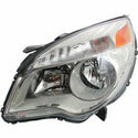 2010-2015 Chevy Equinox Head Light LH, Composite, Halogen, Reflector.