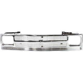 1991-1993 Chevy S-10 Pickup Grille, Chrome - Classic 2 Current Fabrication