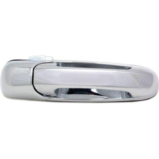 2005-2011 Dodge Dakota Front Door Handle RH, Outside, All Chrome, W/o Keyhole.